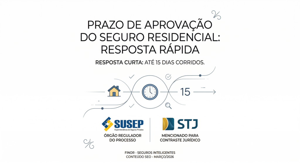 Prazo de aprovação do seguro residencial: resposta rápida