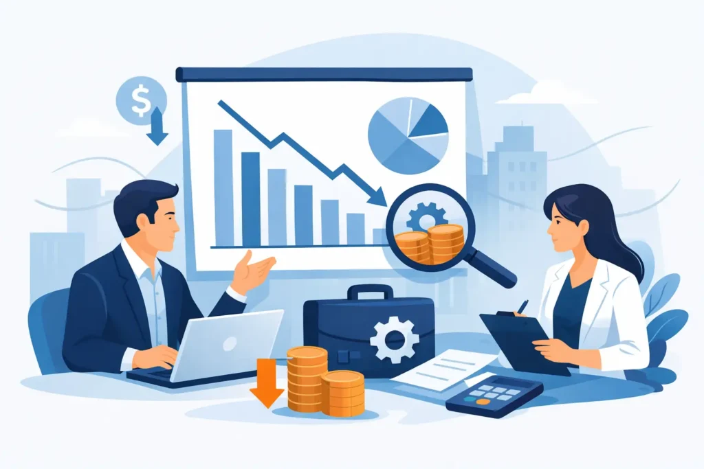 Consultoria financeira empresarial que reduz custos