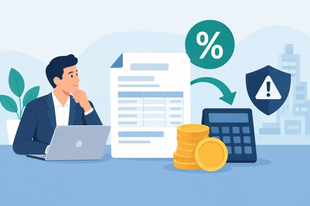 Antecipação de nota fiscal para empresas: taxas e riscos