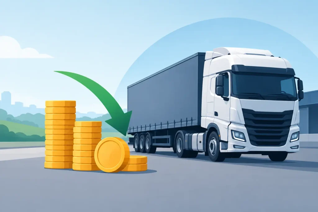 Financiamento de caminhões com menor custo