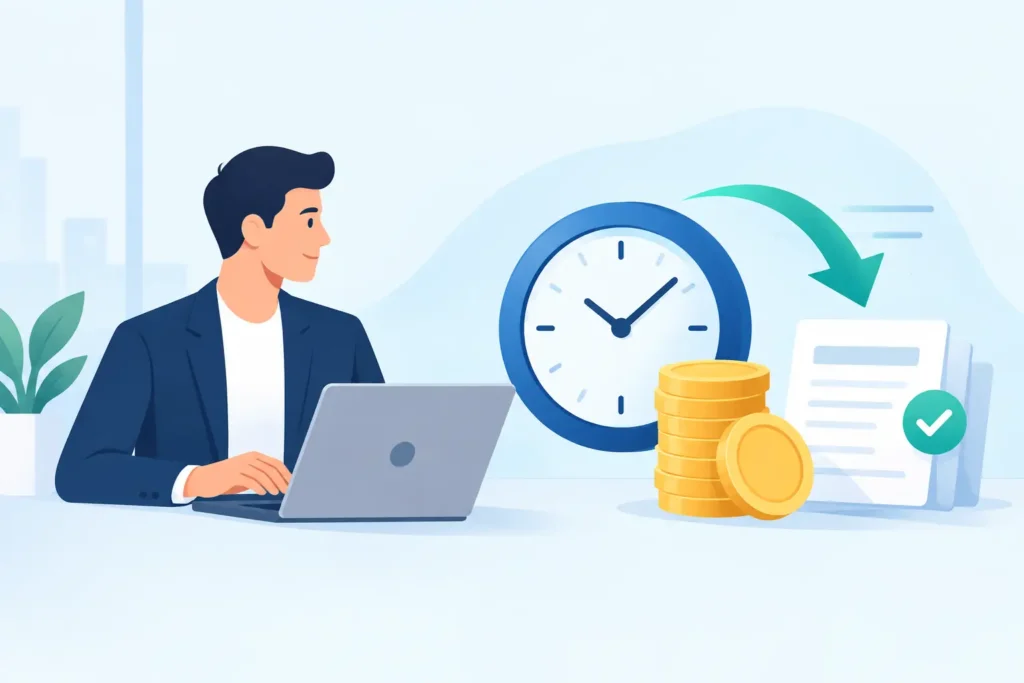 Quanto tempo demora a antecipação de recebíveis?