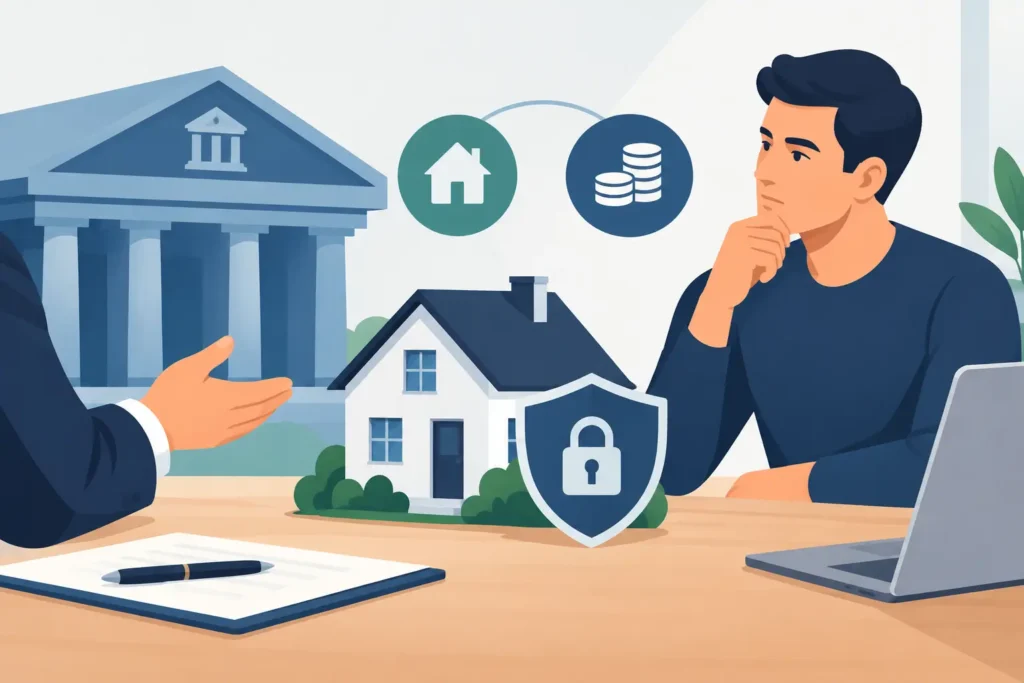 Banco exige garantia real: como decidir