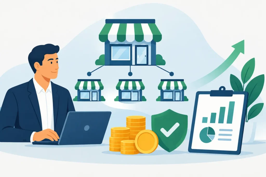 Como estruturar crédito para franquias com controle